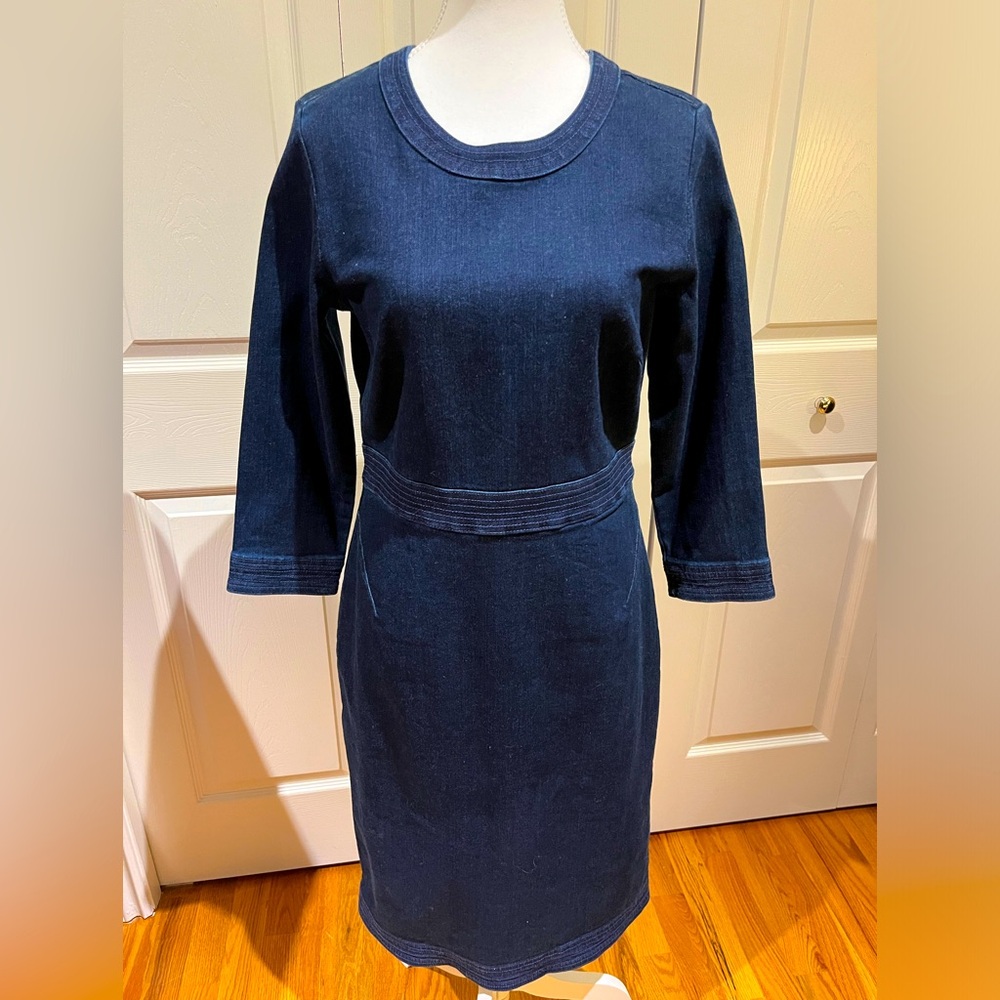 NEW Banana Republic Premium Denim Dress, Size 8